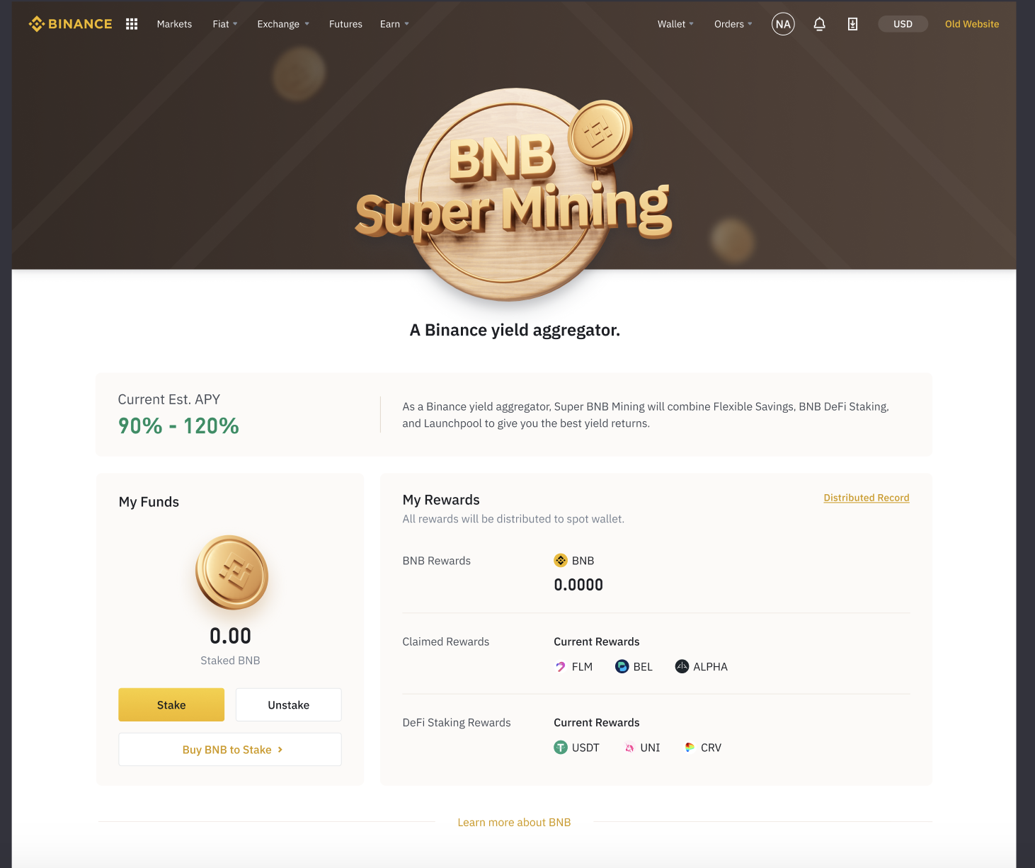 介绍BNB超级挖矿：一键实现BNB多重持有收益| 币安资讯