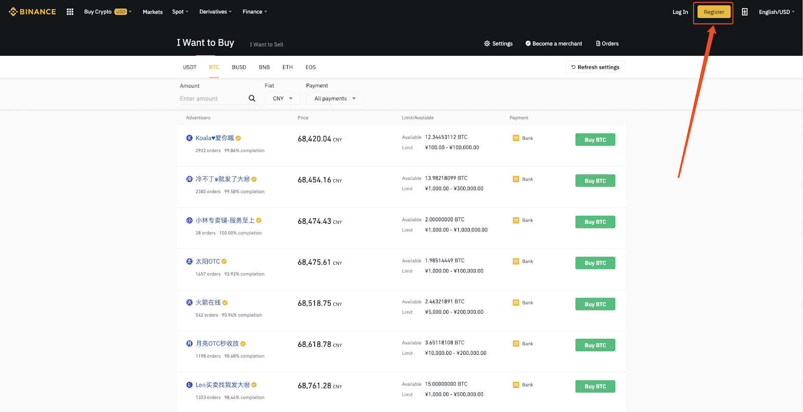 В каких странах работает карта бинанс