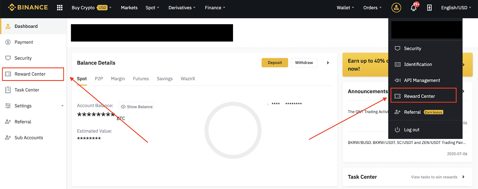 How To Redeem Cashback Voucher Binance Support