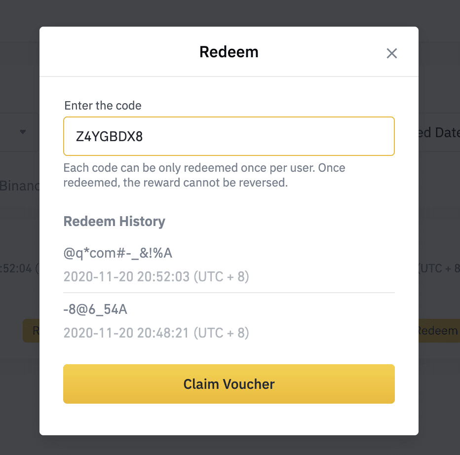 How to Redeem a Voucher Code | Binance Support