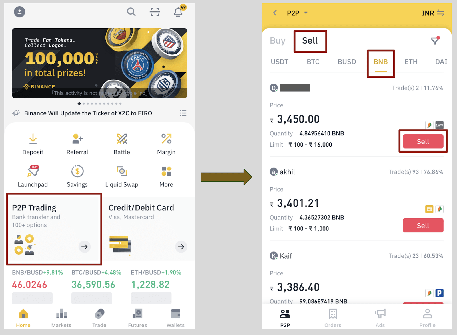 binance p2p