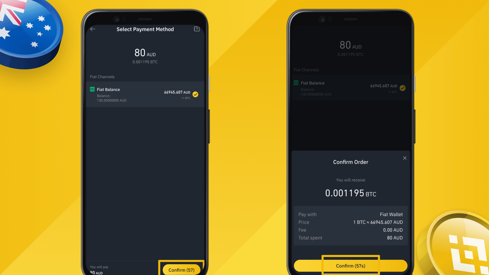 How to buy crypto with AUD balance on the Binance Lite app ...