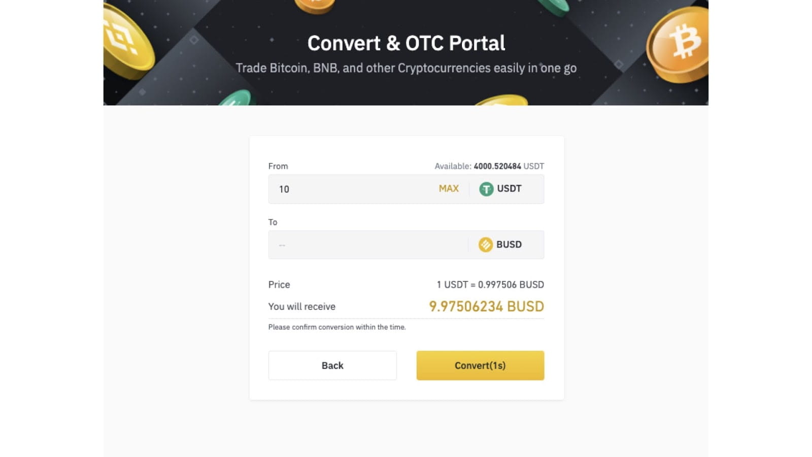 How To Use Binance Convert