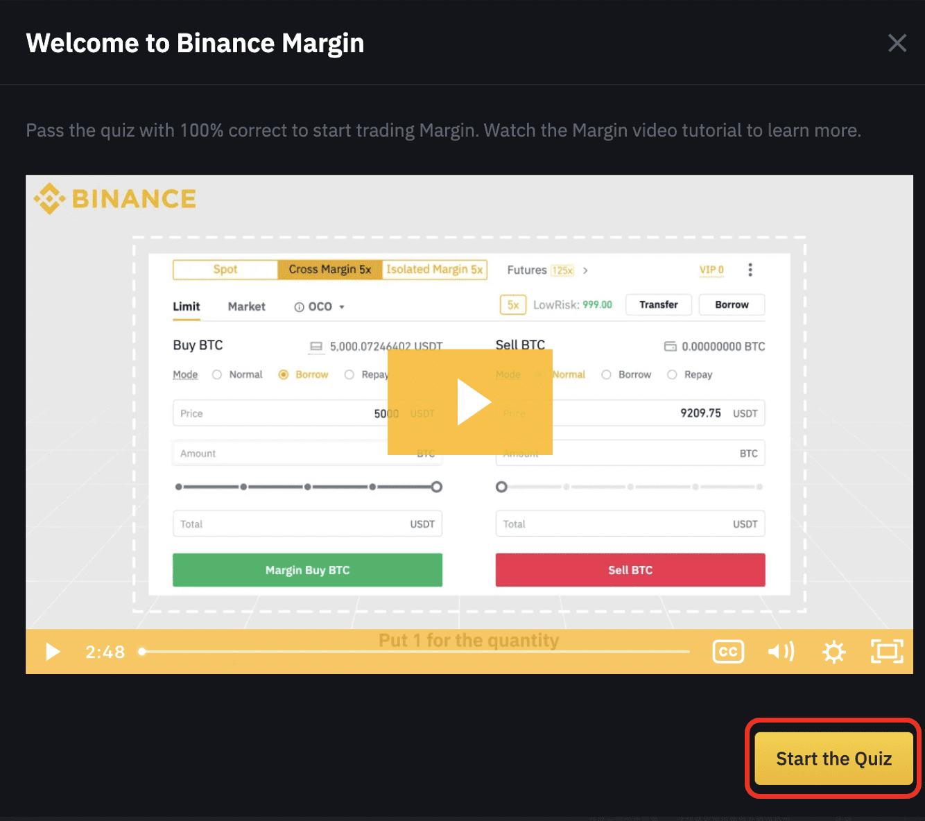 How To Open Binance Margin Account Binance