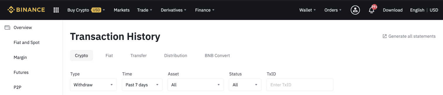 binance wire transfer