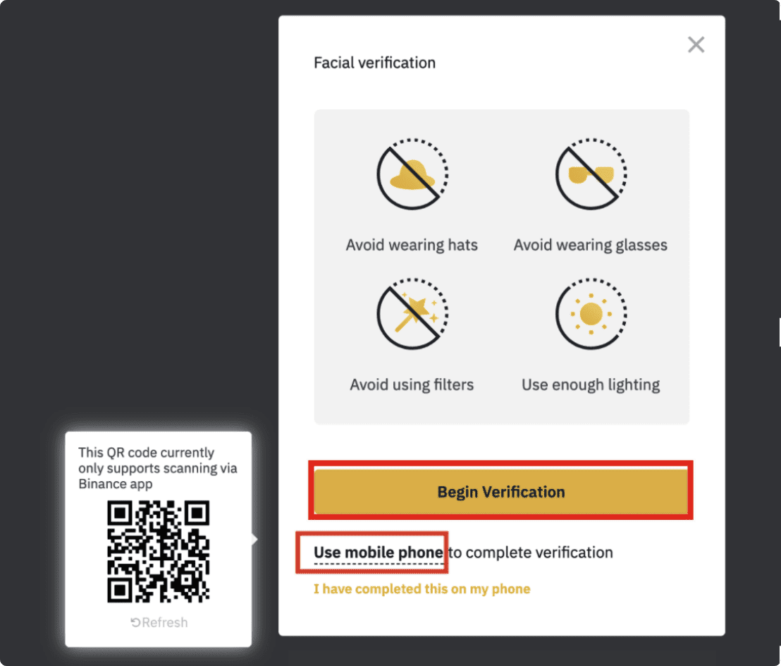 binance desktop captcha not working