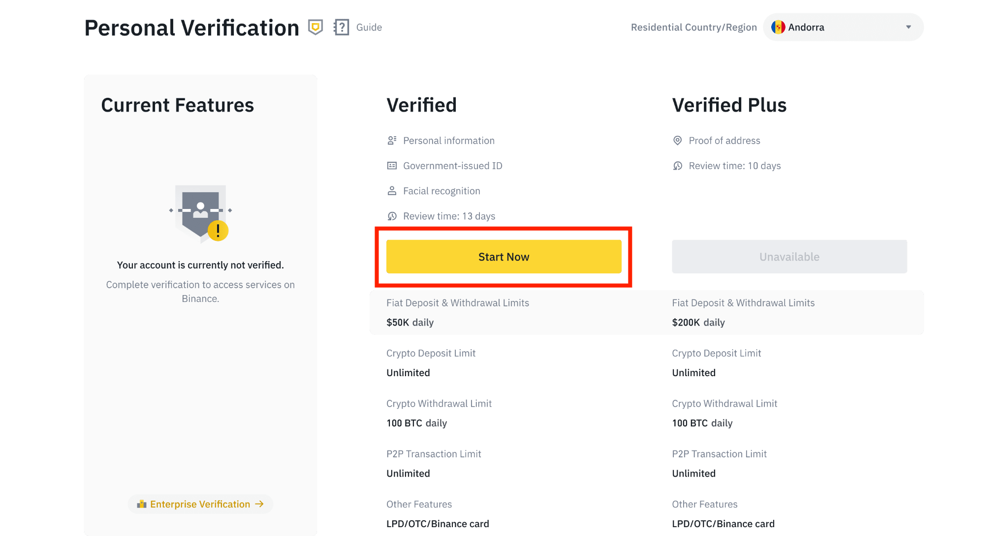 How To Complete Identity Verification Binance