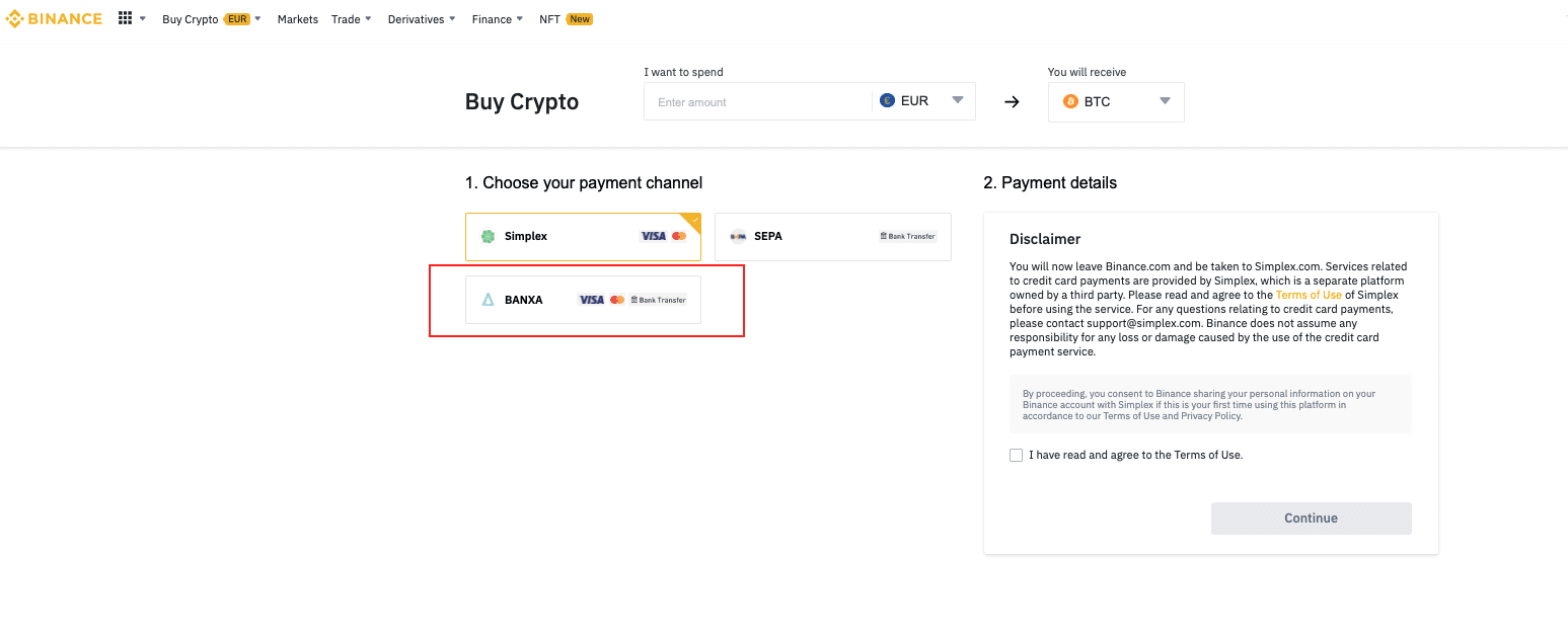 banxa binance