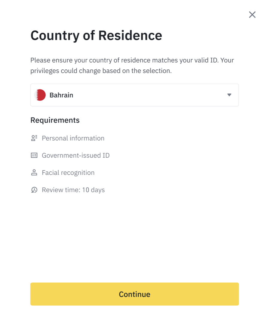 identity verification binance us