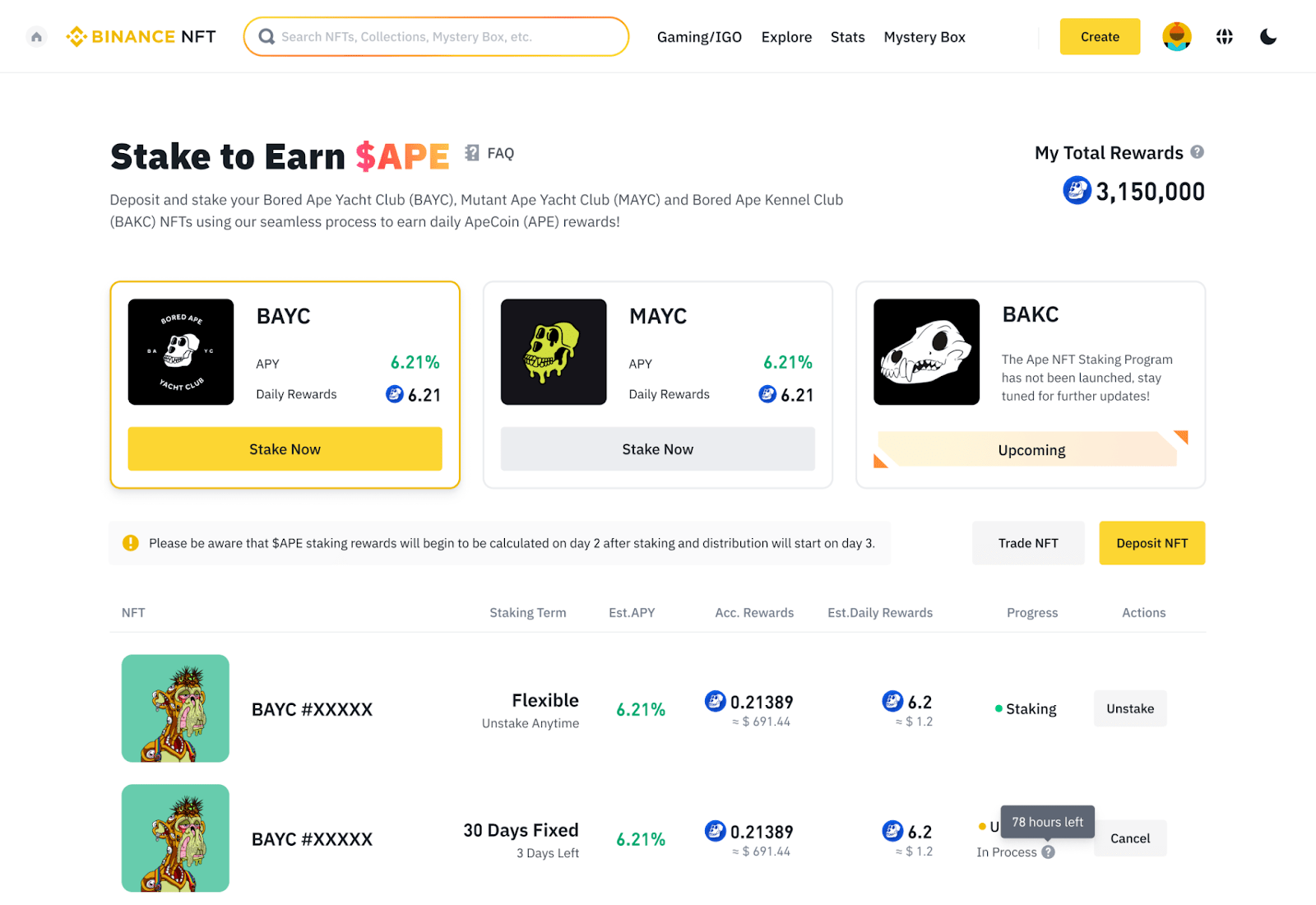 Переплеск бинанта nft