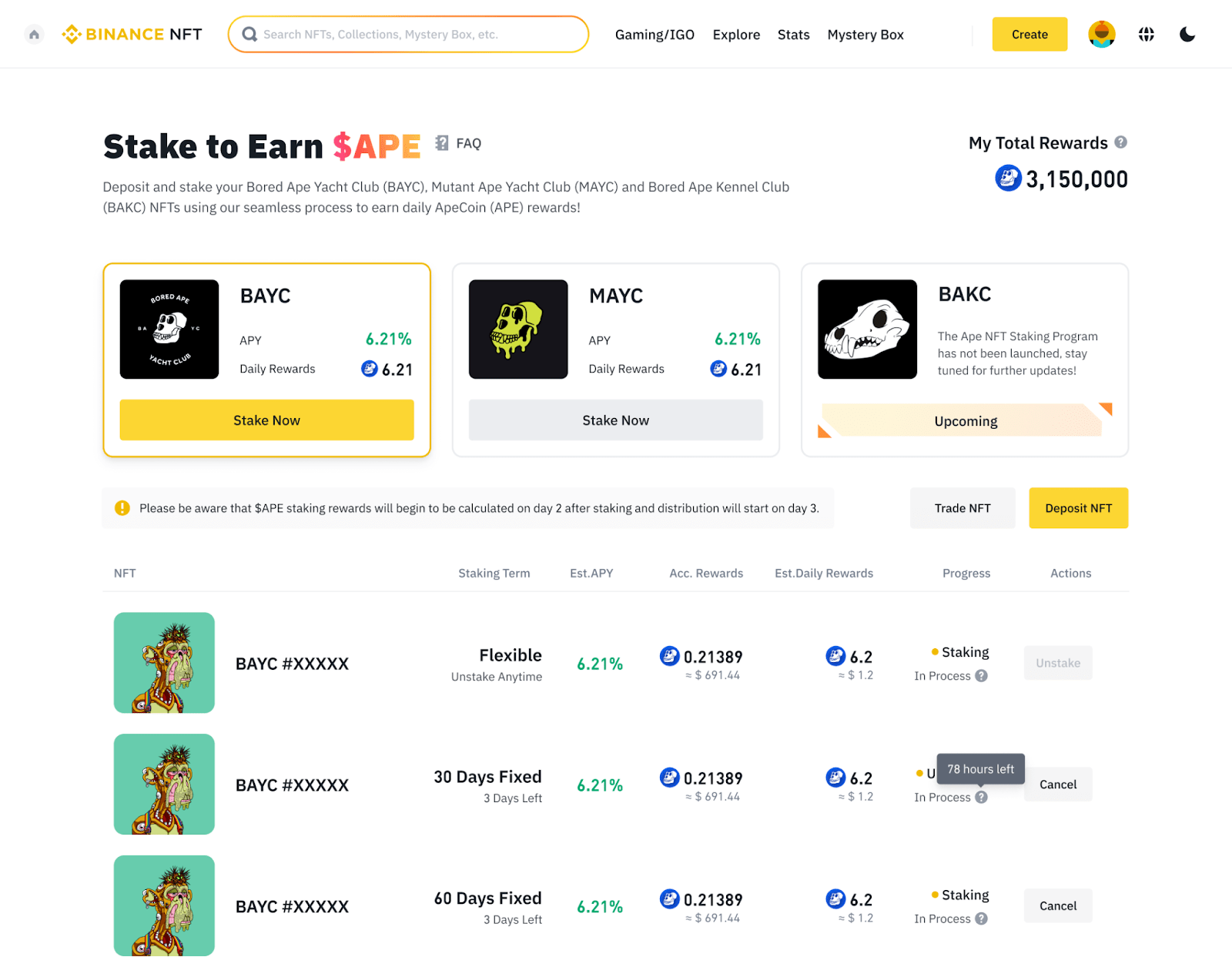 Переплеск бинанта nft