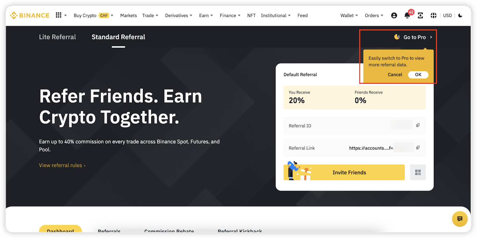 binance program