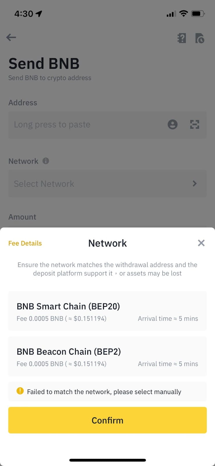 btc binance withdrawal fee