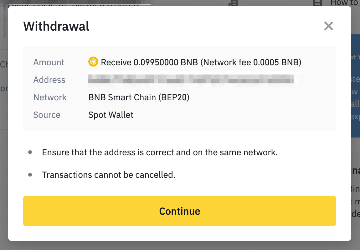 how long does a binance withdrawal take