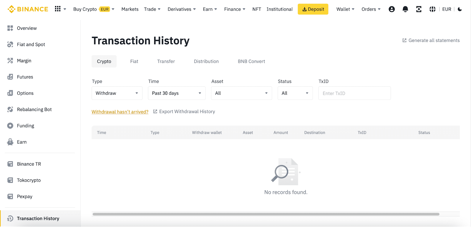 does binance support trc20