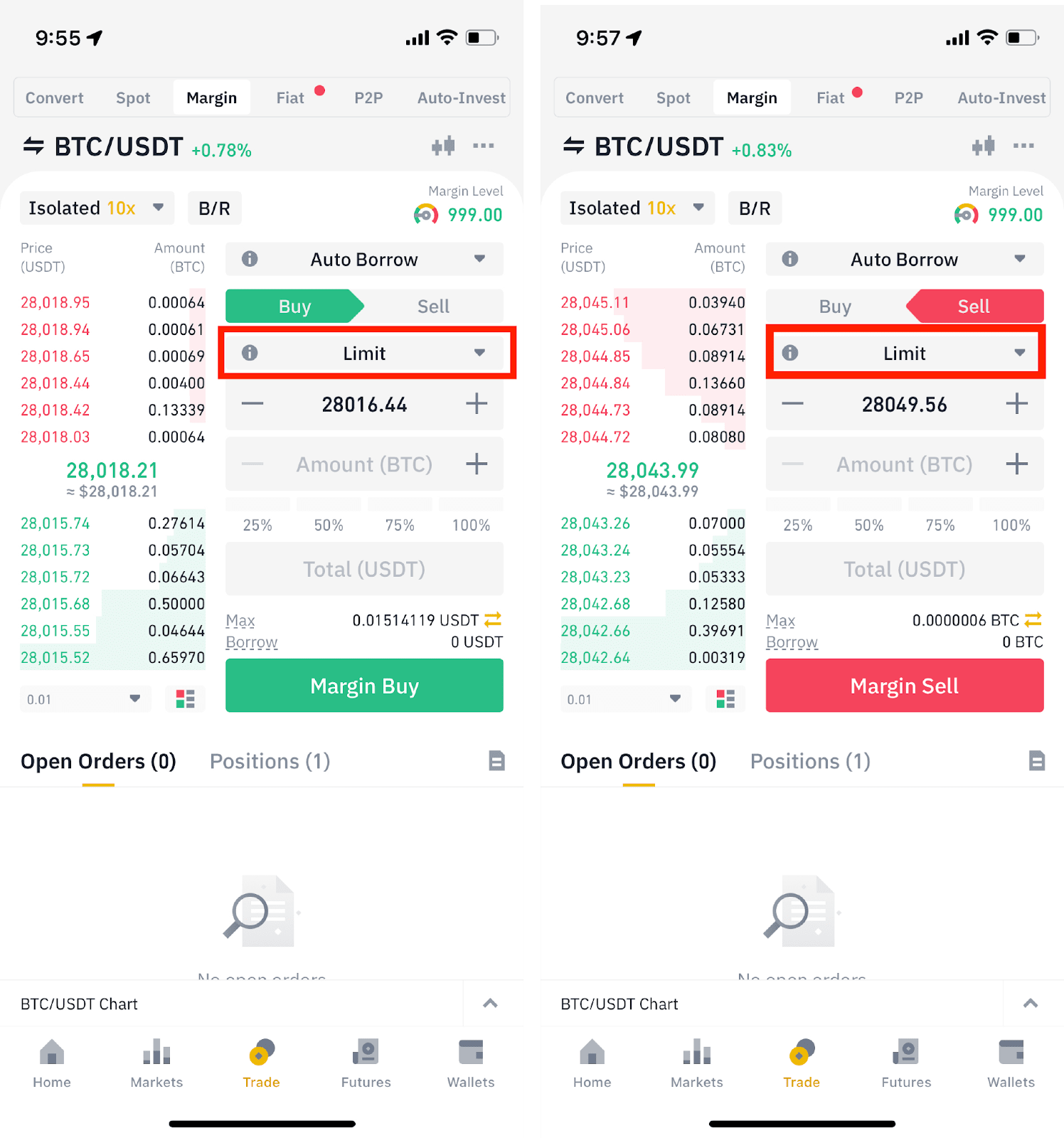 margin binance