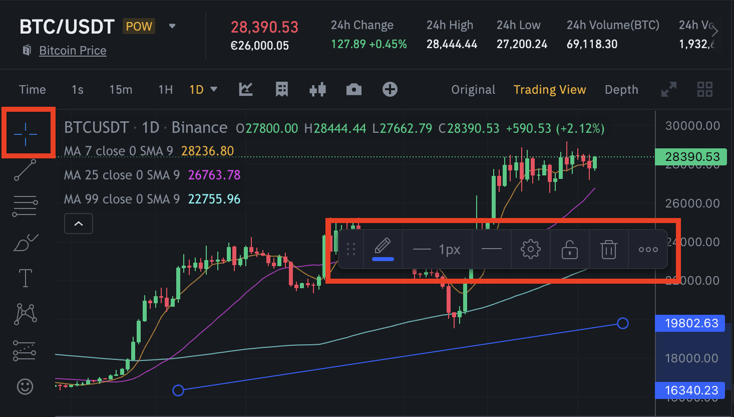 Как использовать TradingView на сайте Binance | Binance Support