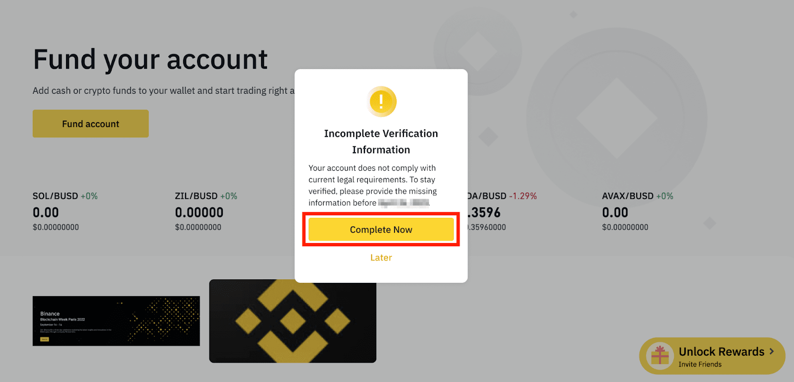 cual es el codigo de verificacion de binance