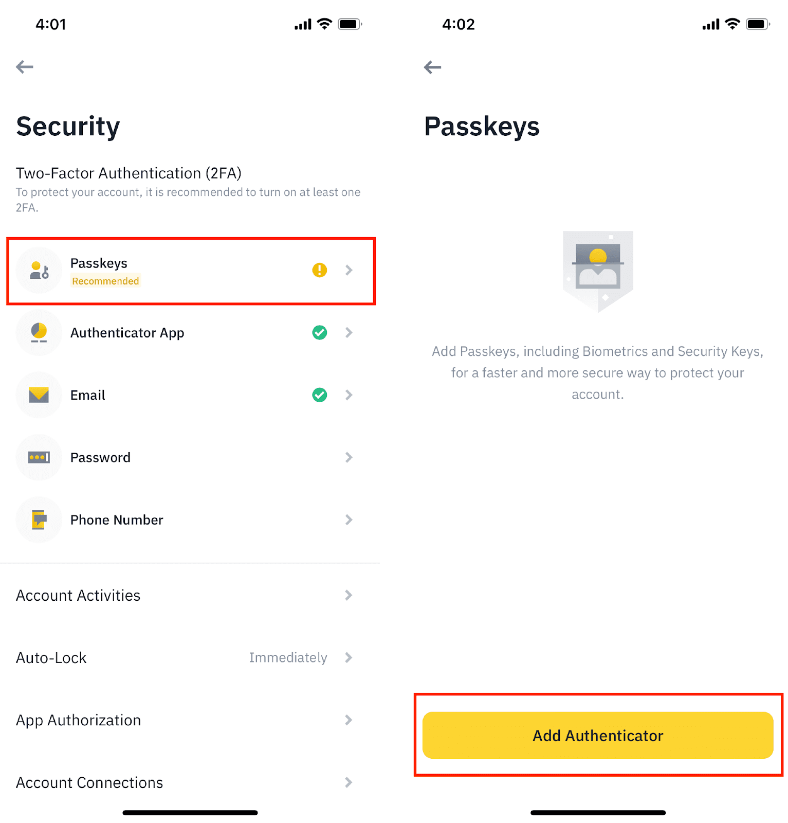 S'identifier à  avec une clé d'accès - Tous les navigateurs