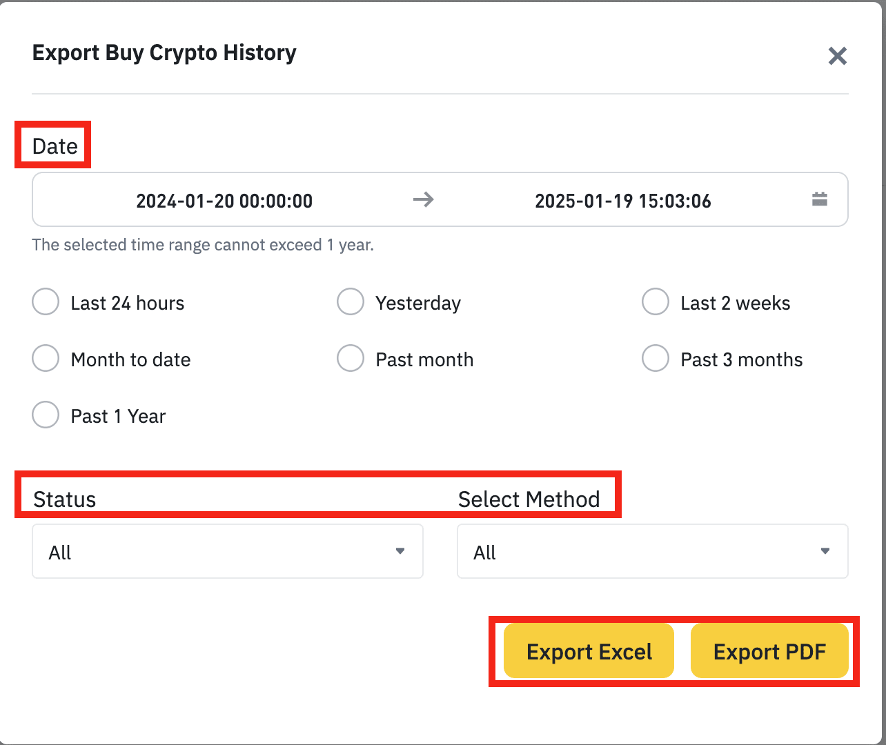 How to Generate Fiat Transaction History | Binance Support