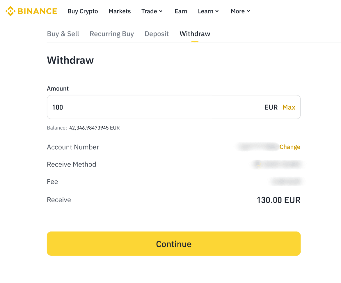 How To Withdraw EUR Via SEPA Bank Transfer On Binance Corporate How To Withdraw EUR Via SEPA Bank Transfer On Binance Corporate