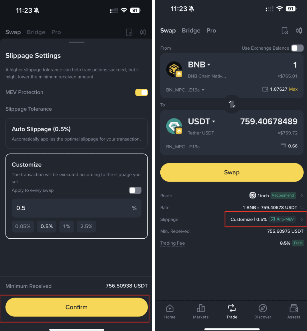 How to Adjust Slippage on Binance | ,How to adjust slippage Binance,Binance  slippage