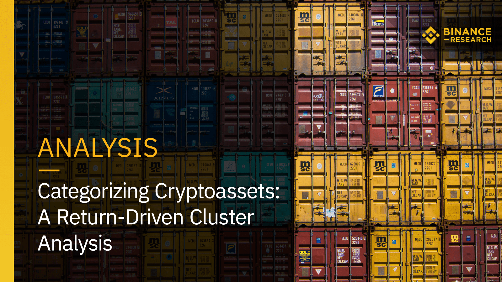 Binance Research Presents a Report on Cryptoasset Categories | Binance Blog