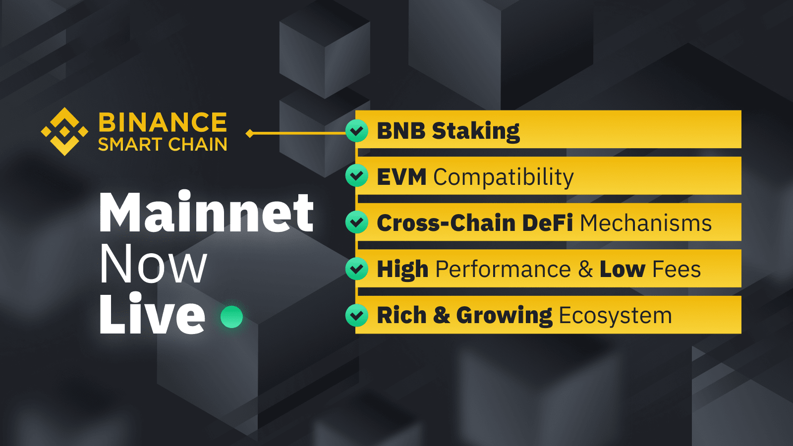 Binance Smart Chain Launches Today | Binance Blog