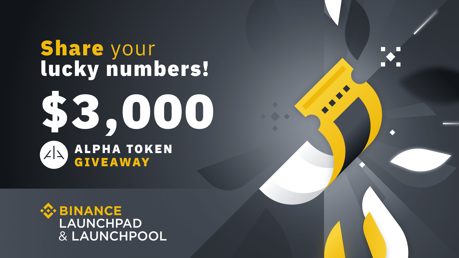 #ALPHALottery - Share Your Lucky Numbers! | Binance Blog