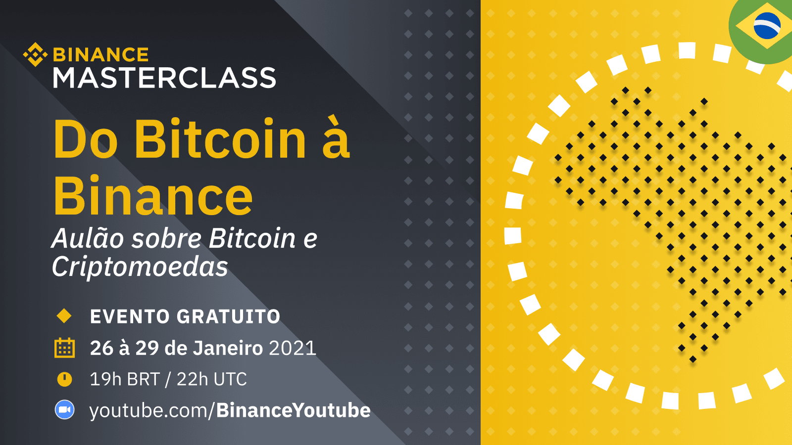 Venha aprender nos nossos aulões | Blog Binance