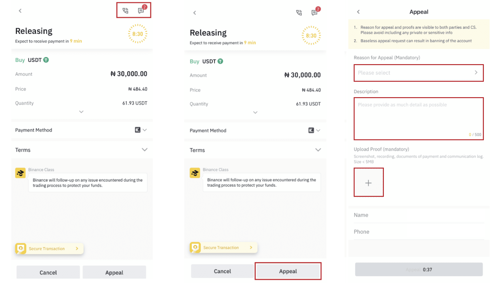 a transaction has been made from your blockchain wallet