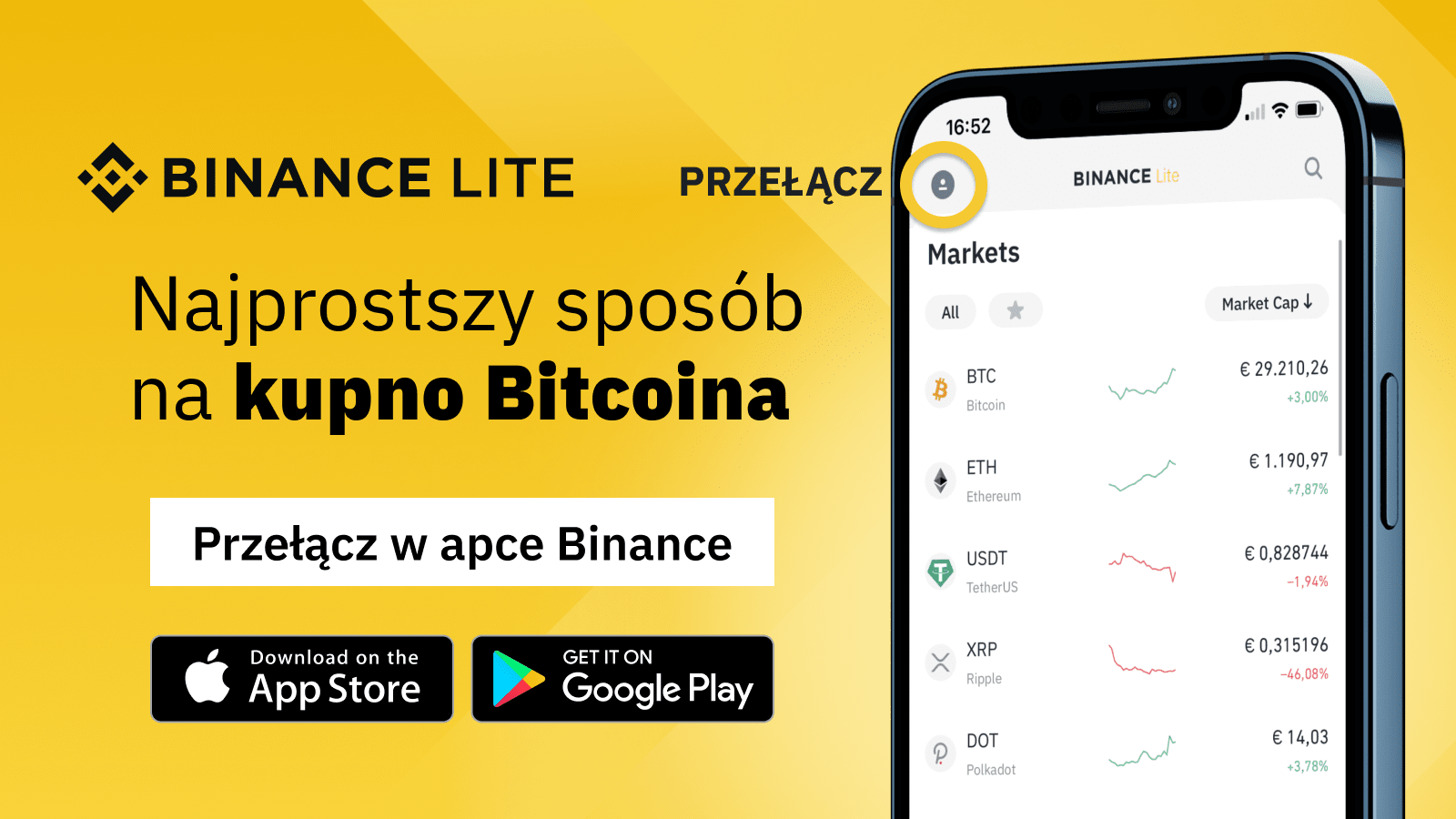 Najłatwiejszy sposób na zakup bitcoina, ethereum i innych kryptowalut |  Blog Binance