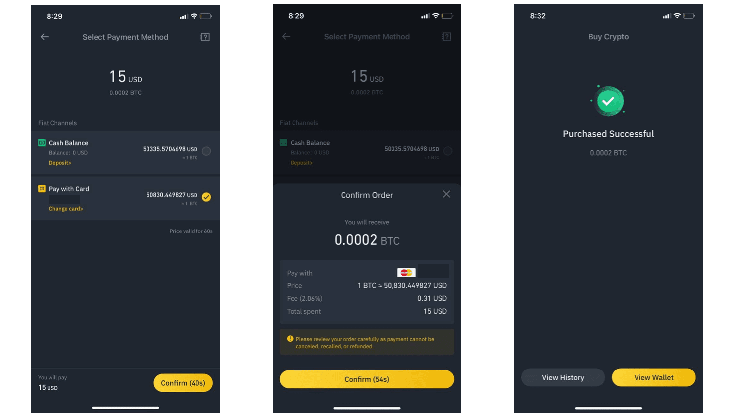 How To Buy Bitcoin With Credit Or Debit Card On Binance Binance Blog