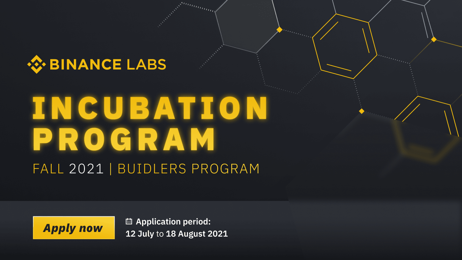 Apply Now for the Fall 2021 Edition of the Binance Incubation ProgramCryptocurrency Trading Signals, Strategies & Templates | DexStrats