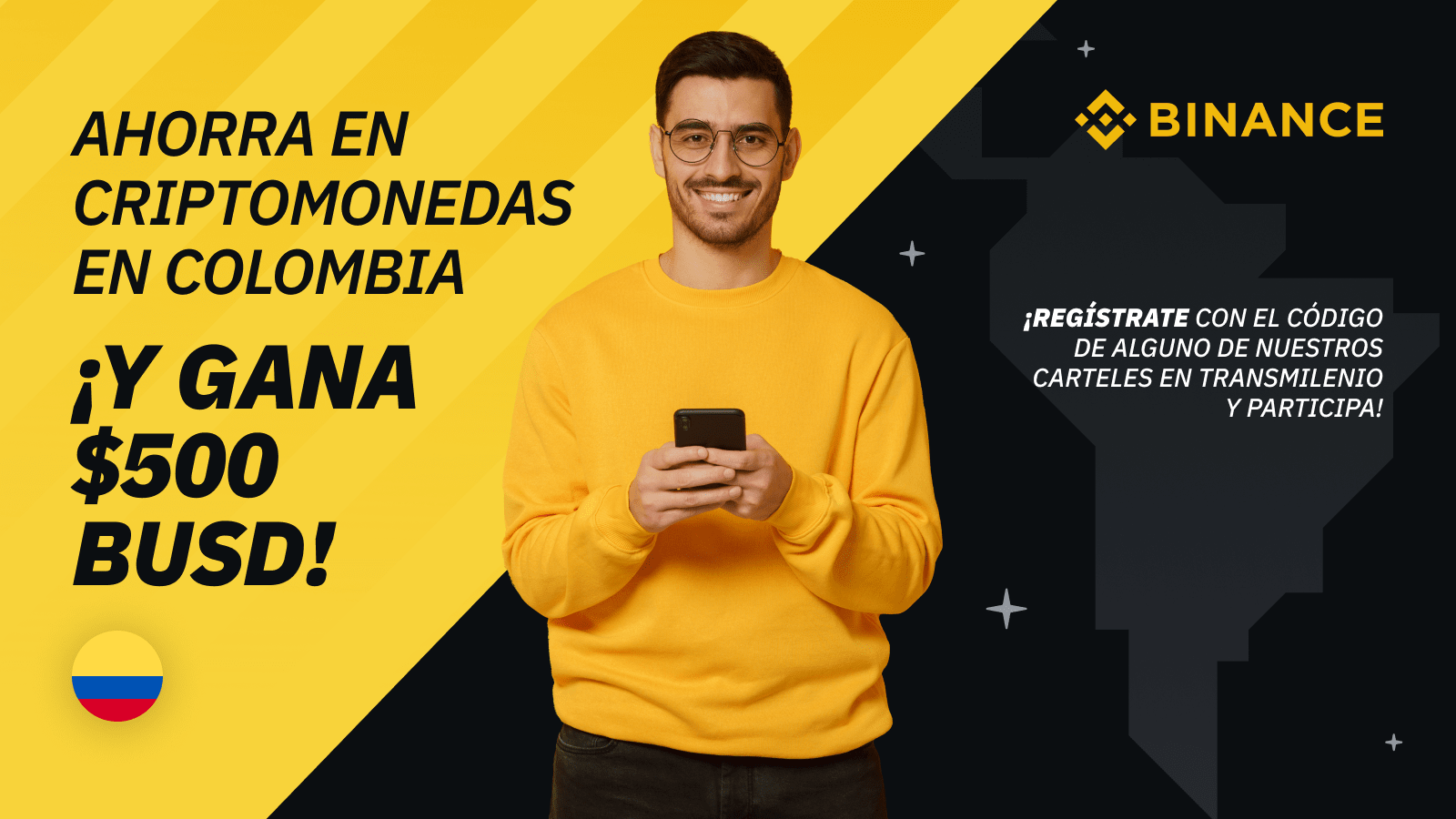 Colombia: Ahorra con criptomonedas ¡y gana 500 USD!