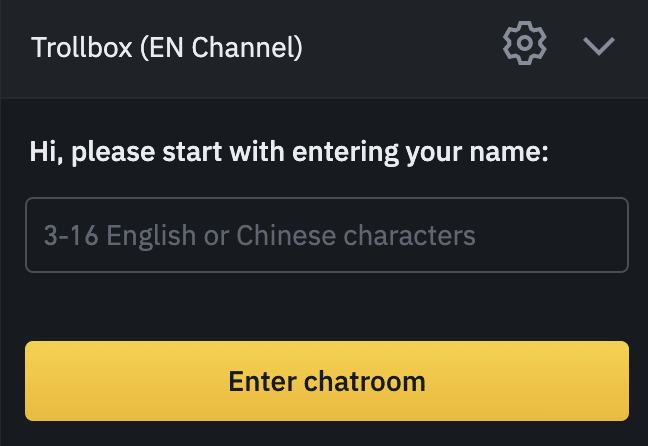 binance chat rooms