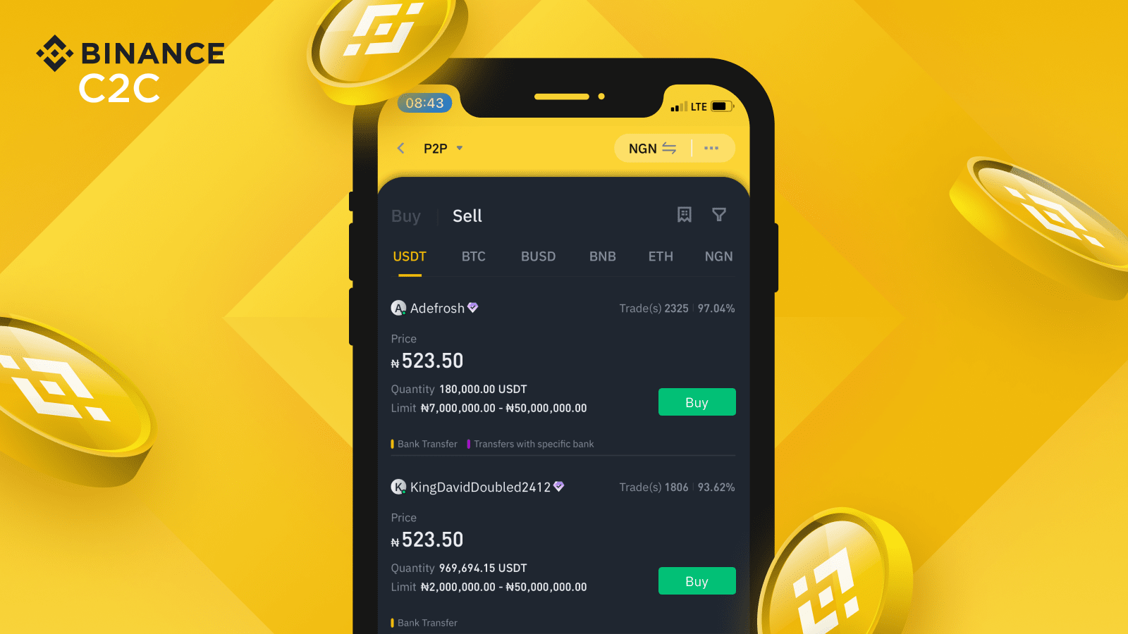 C2C是以法定货币购买比特币的最推荐方式的十大理由| 币安资讯