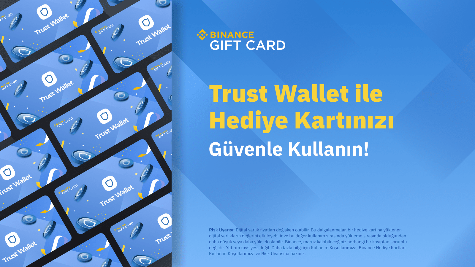 Yeni Kripto Cüzdanı Ortağımız Trust Wallet ile Hediye Kartınızı Güvenle Kullanın