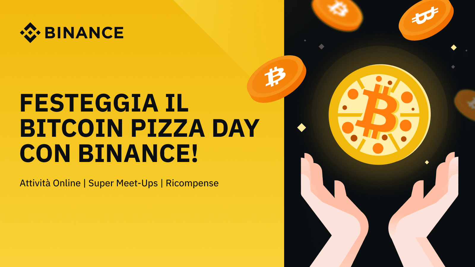 Partecipa ai festeggiamenti di #BinancePizza e celebra il Bitcoin Pizza Day  con noi! | Il blog di Binance
