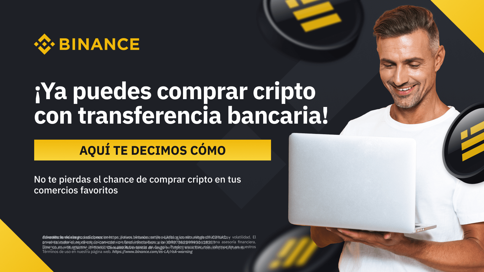 Compra cripto con transferencia bancaria | Blog de Binance