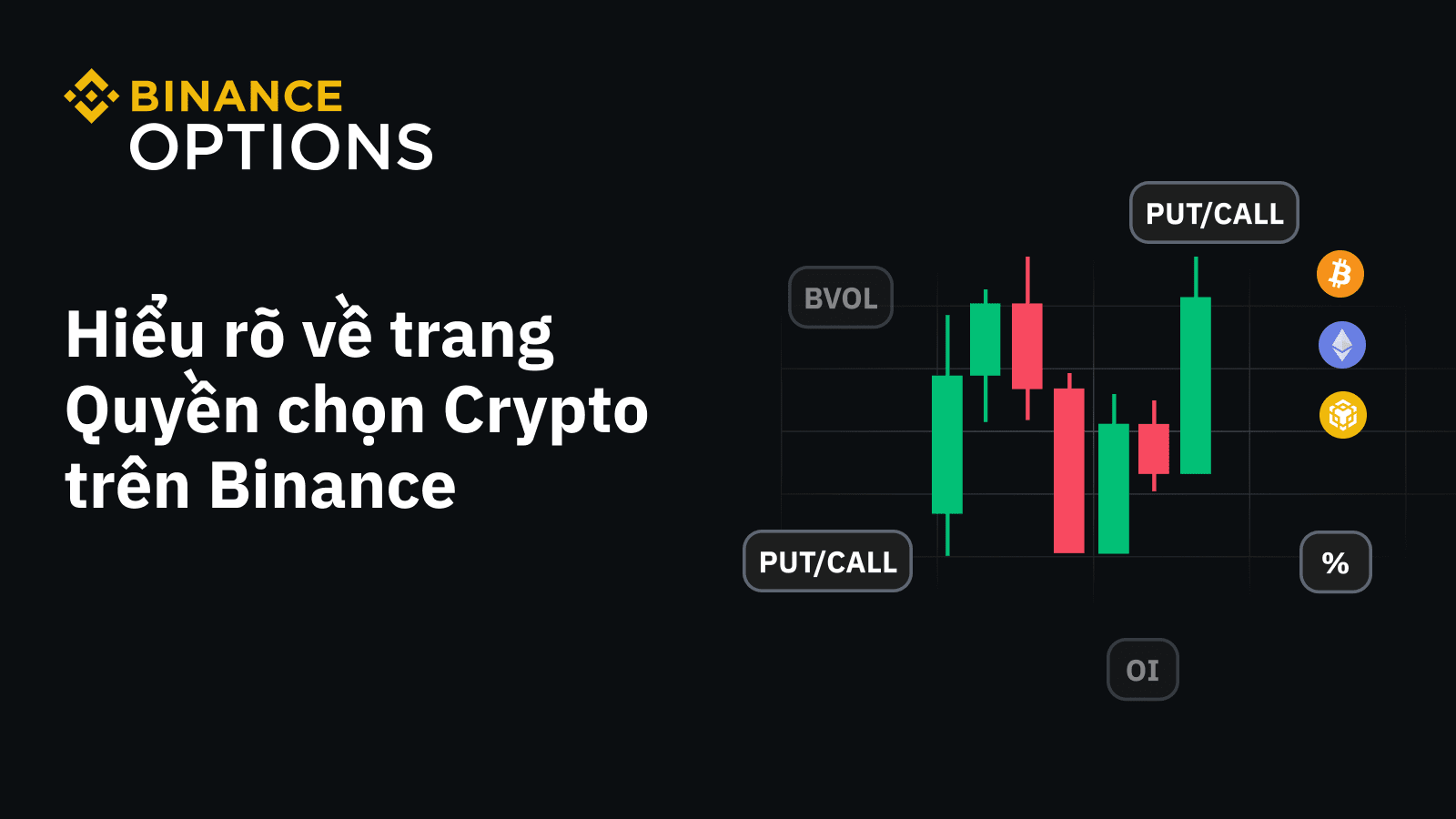 Hiểu rõ về trang dữ liệu Quyền chọn Crypto trên Binance