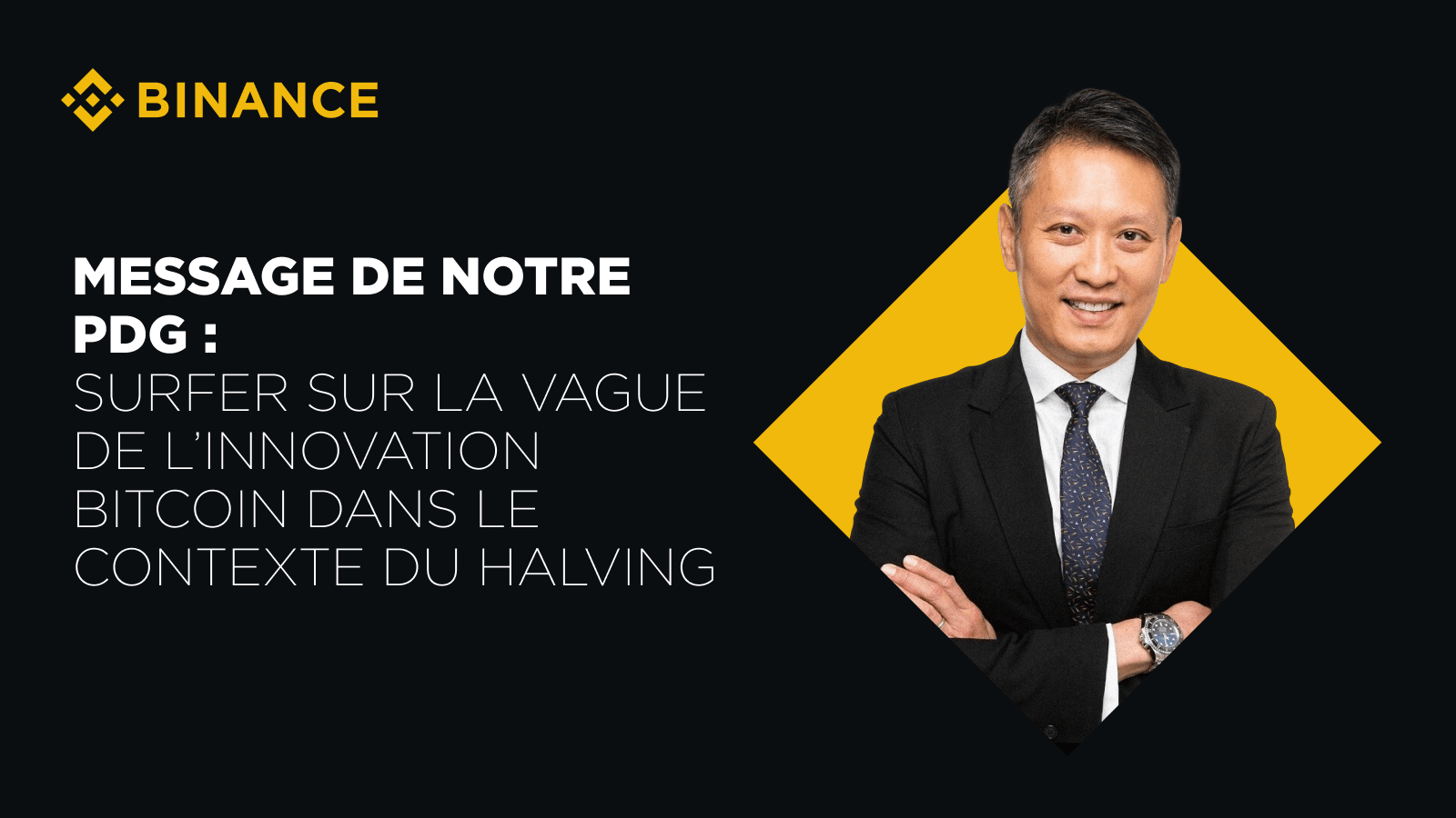 Message from our CEO: Riding the wave of Bitcoin innovation in the context  of halving | Binance Blog on Binance Square