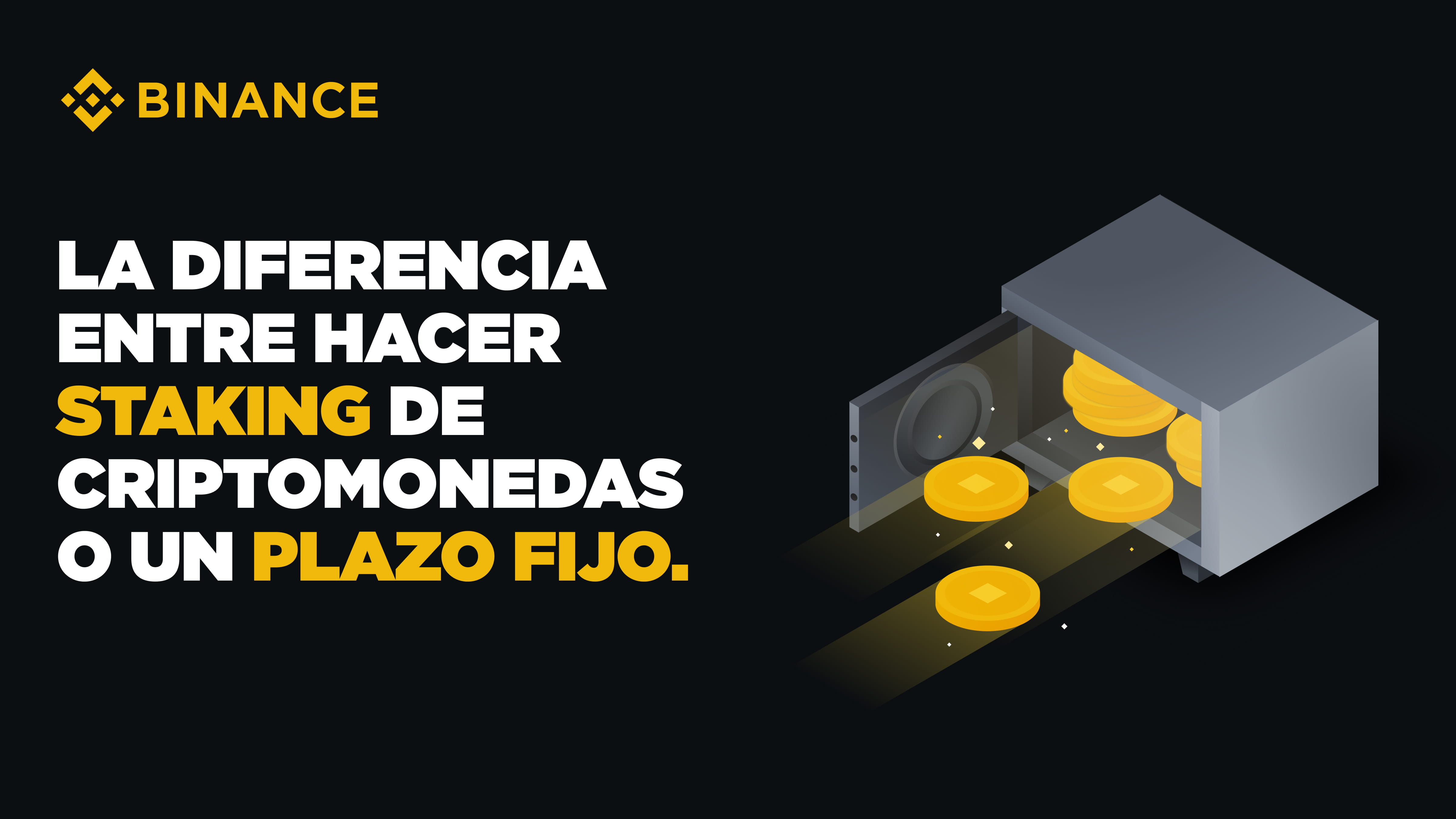 La diferencia entre hacer staking de criptomonedas y un plazo fijo | Blog de  Binance