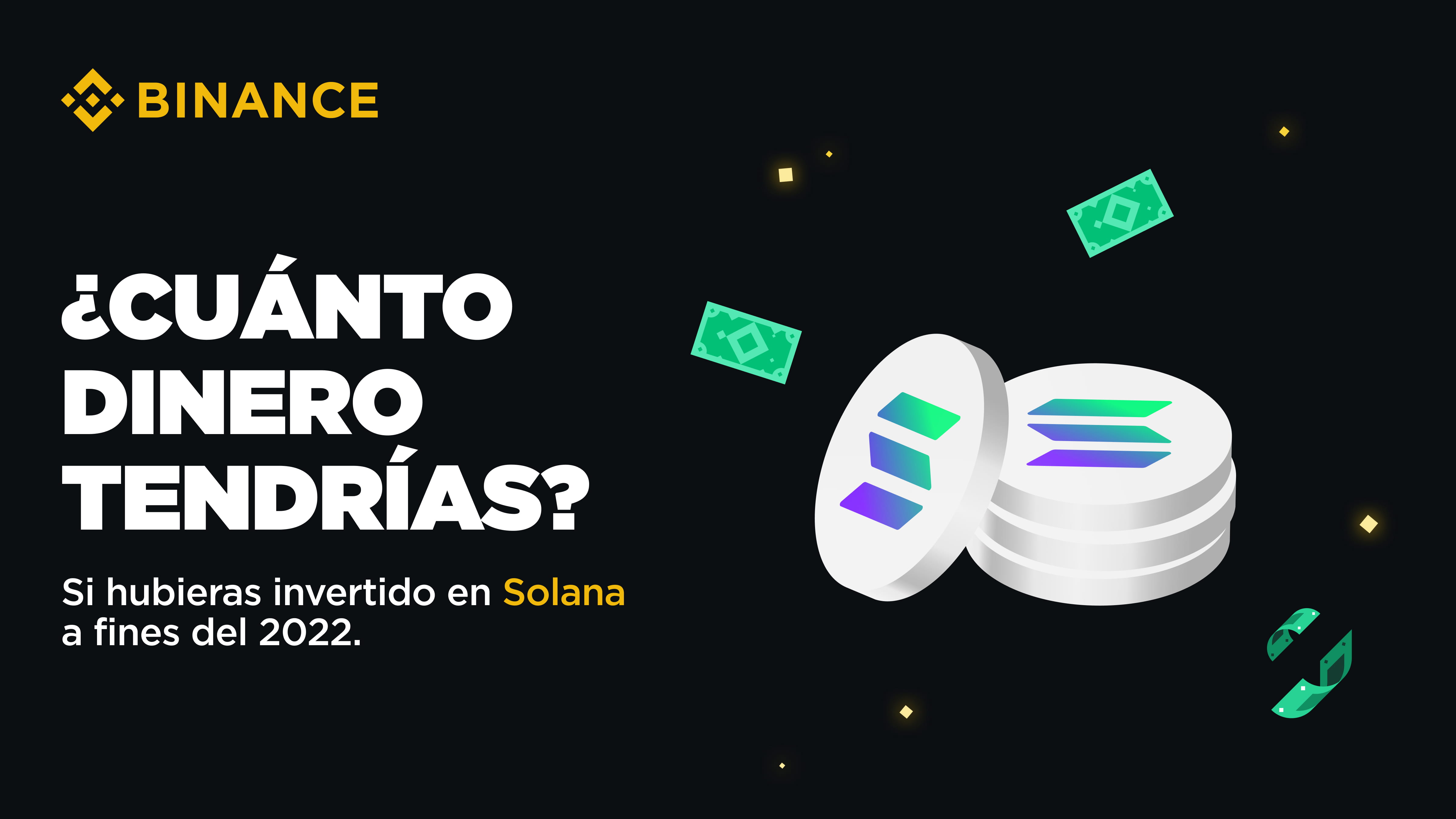 Cuánto dinero tendrías si hubieras invertido en Solana a finales del 2022?  | Blog de Binance