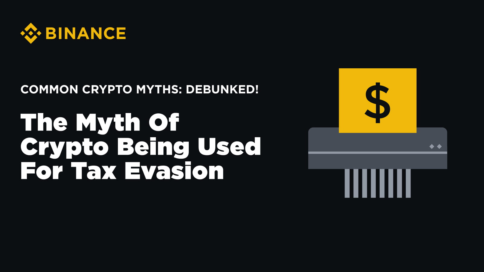 The Myth of Crypto Being Used For Tax Evasion | Binance Blog