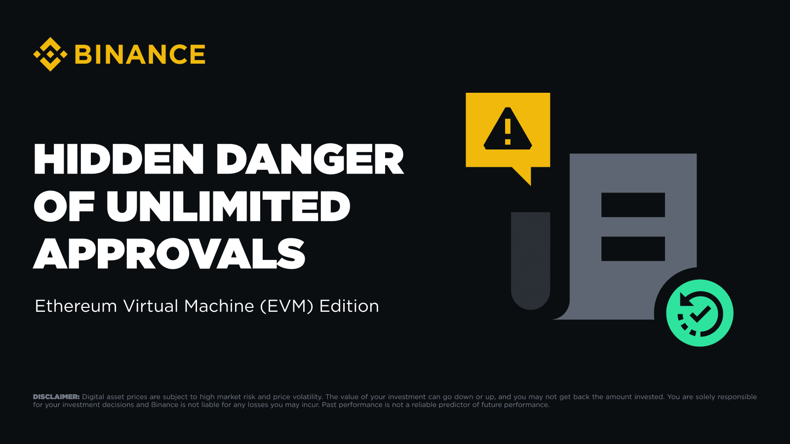 The Danger of Unlimited Approvals on Ethereum Virtual Machine Chains | Blog  Binance
