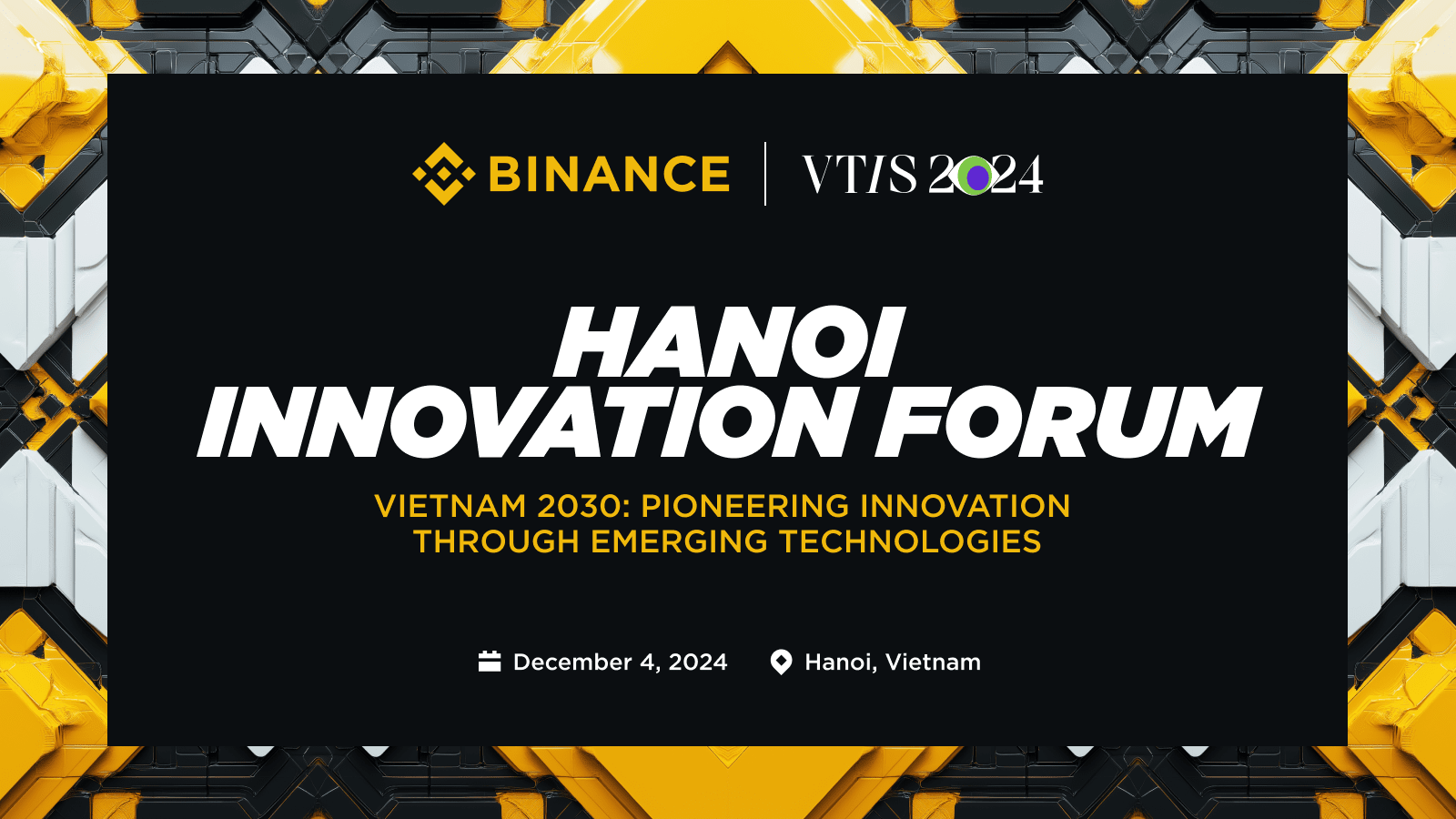 Hanoi Innovation Forum Event: Binance Accompanies the Future of Innovation  in Vietnam | Binance Blog on Binance Square