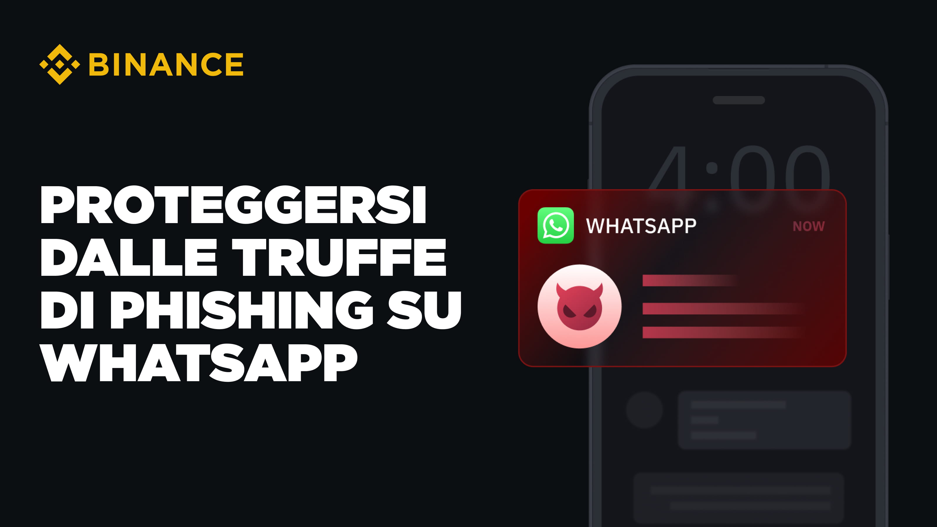 Come proteggersi dalle truffe di phishing su WhatsApp | Il blog di Binance