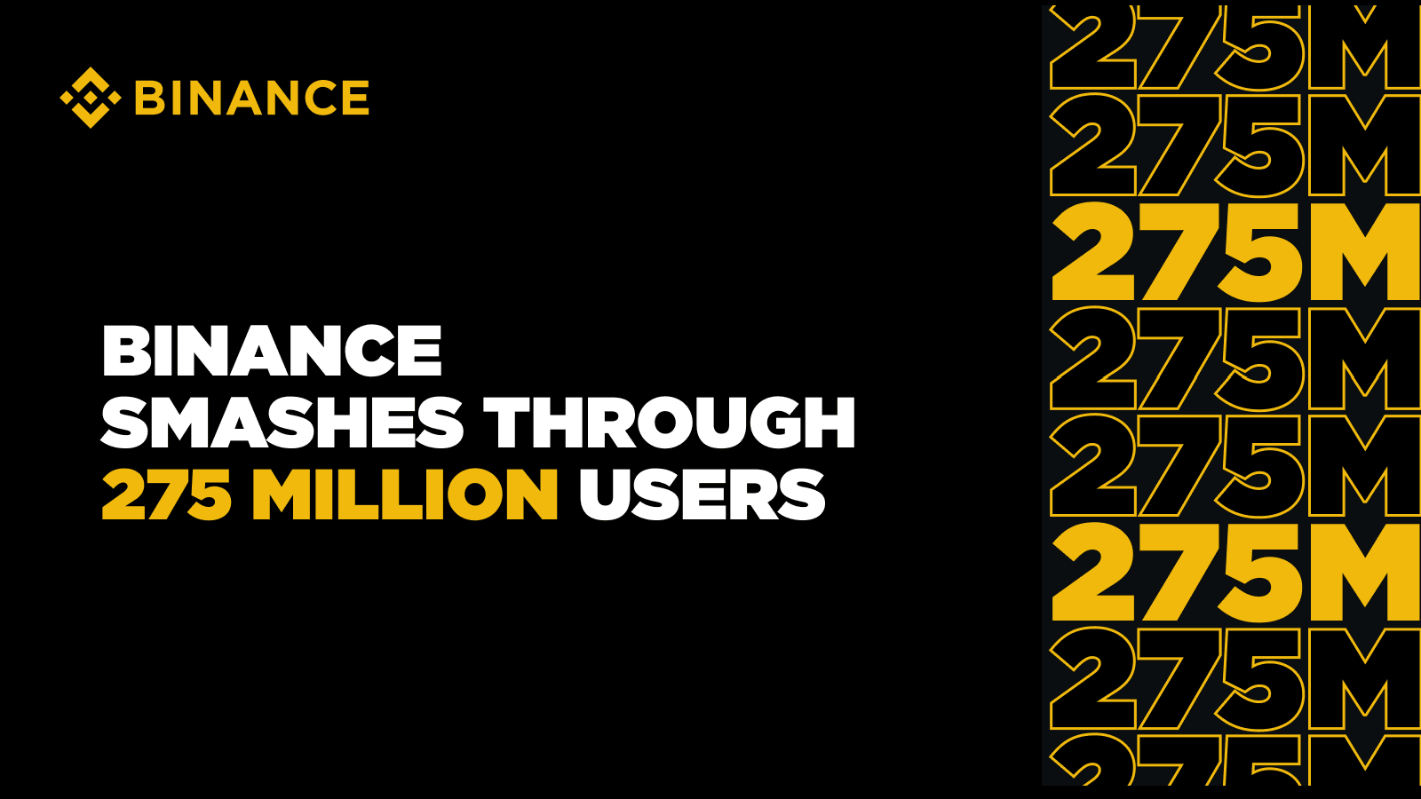 币安用户突破2.75 亿：支付效率超越常规，用户参与更胜社媒平台| 币安资讯