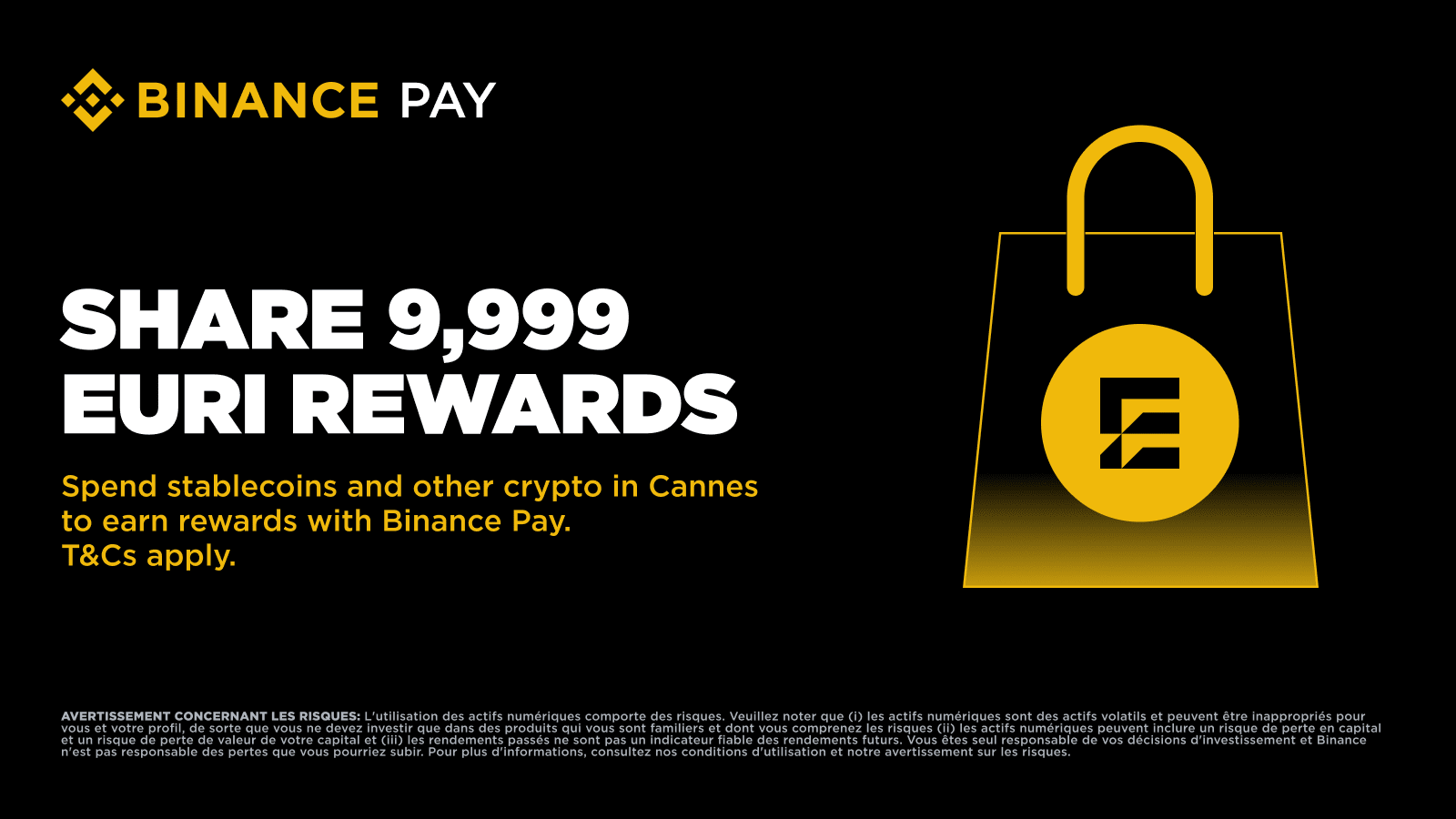 Spend Stablecoins and Other Crypto in Cannes and Earn EURI with Binance Pay  | Binance Blog